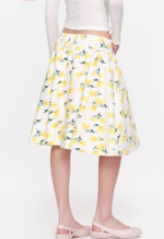 Spring Muse A-Line Midi Skirt - Image 4
